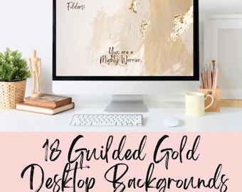 Gold Desktop Wallpapers and Backgrounds Bundle