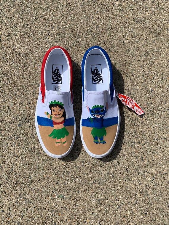 lilo and stitch vans slip ons