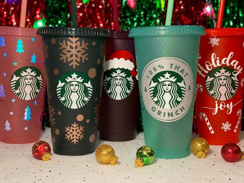 2020 holiday Starbucks 2020 Starbucks Cups Personalized Etsy