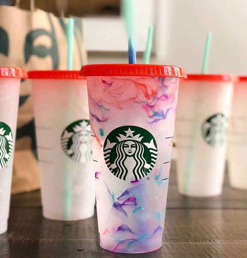 pic Starbucks Color Changing Cups 2021 Marble 2021 marble color changing starbucks