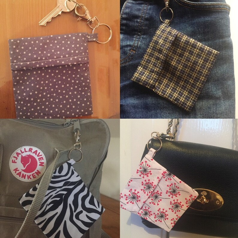 Face Mask Holder Pouch Bag Case Various Designs Etsy