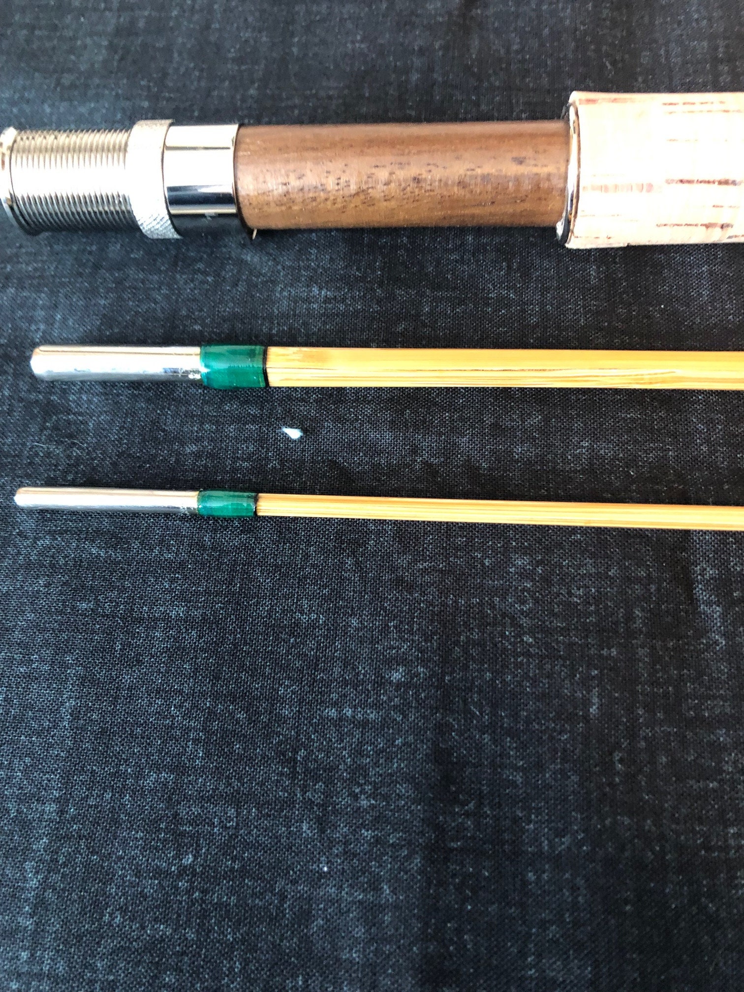 VINTAGE 3 PIECE Bamboo Fly Fishing Rod Best-O-Luck South Bend? $46.00 -  PicClick