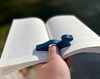 Portapáginas de libro con forma de pulgar de perro: un regalo para amantes de los perros