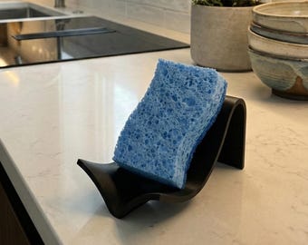 Portaesponjas - Decoración de cocina moderna - Organización del fregadero - Accesorio para el hogar estilo japonés - Regalo para apartamento nuevo