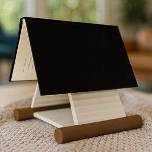Tent Style Book Stand: Modern Book Nook Decoration