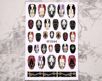 Snake Head, Nail Art Stickers, Nail Stickers, Nail Art, Nail Art Designs