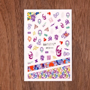 Nail Stickers Nail Art Stickers Nail Decals Love Sick Nail Stickers