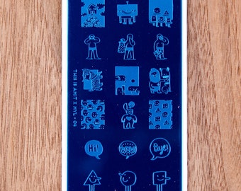 Mo-You London Nail Stamping Plate , Mo-You London , Nail Stamping Plate , Nails , Nail Art , Nail Stamping