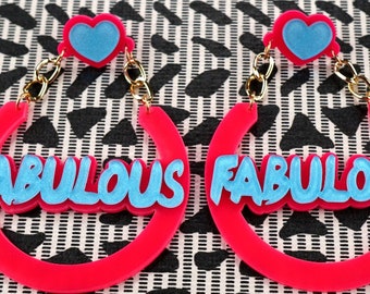 Fabulous Earrings, Jewelry, Earrings, Dangle Earrings,Pink