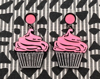 Cupcake Earrings, Jewelry, Earrings, Dangle Earrings