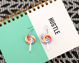 Lollipop Earrings, Jewelry, Earrings, Dangle Earrings