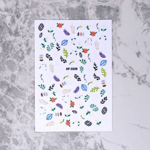 Nail Stickers Nail Art Stickers Nail Decals Leaf Nail Decals