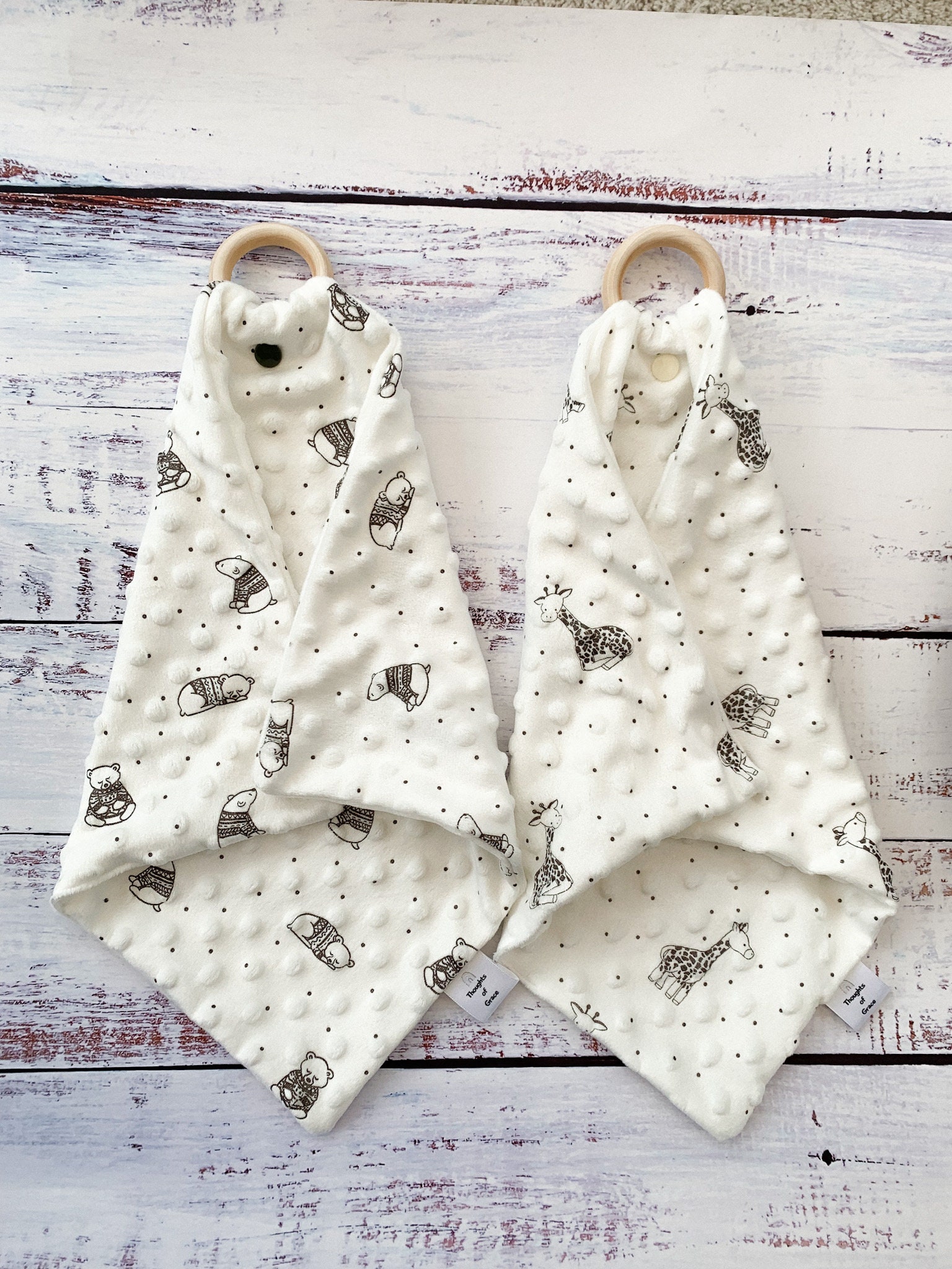 Baby Comforter/dummy Comforter/baby Lovey Blanket/teething Etsy UK