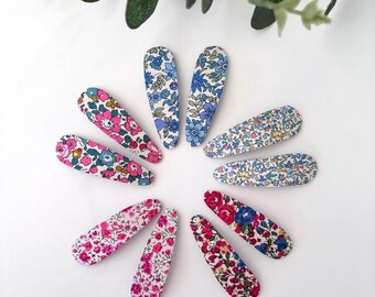 Hair Clips, Liberty of London Snap Hair Clips, Women and Children's Hair Accessories