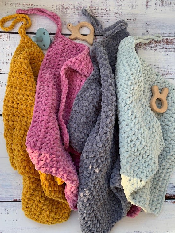 Super Soft Dummy Comforter Various Colours Lovey Blanket Etsy