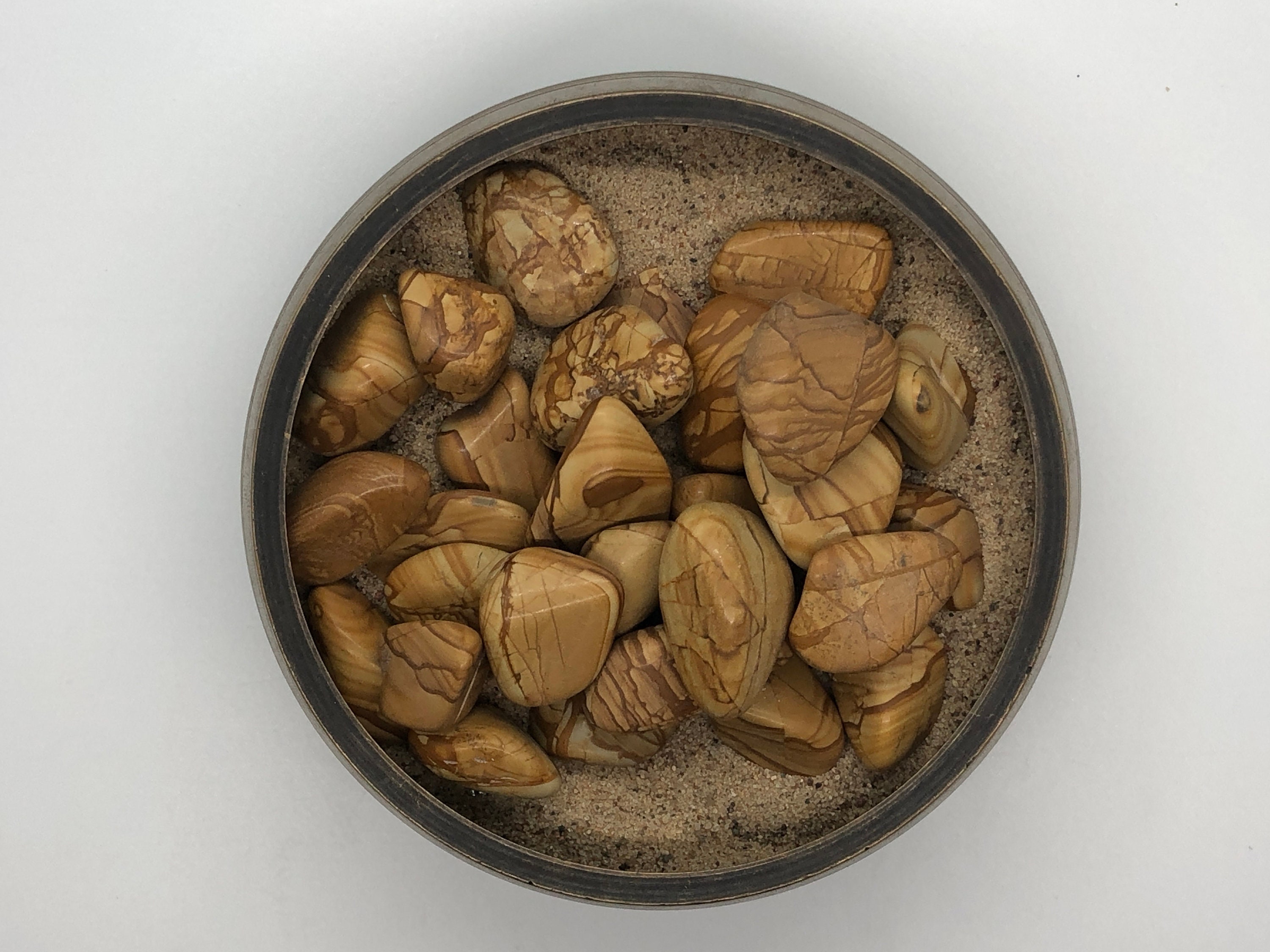 Walnut Jasper walnut Jasper Medium Tumbled Stone Etsy