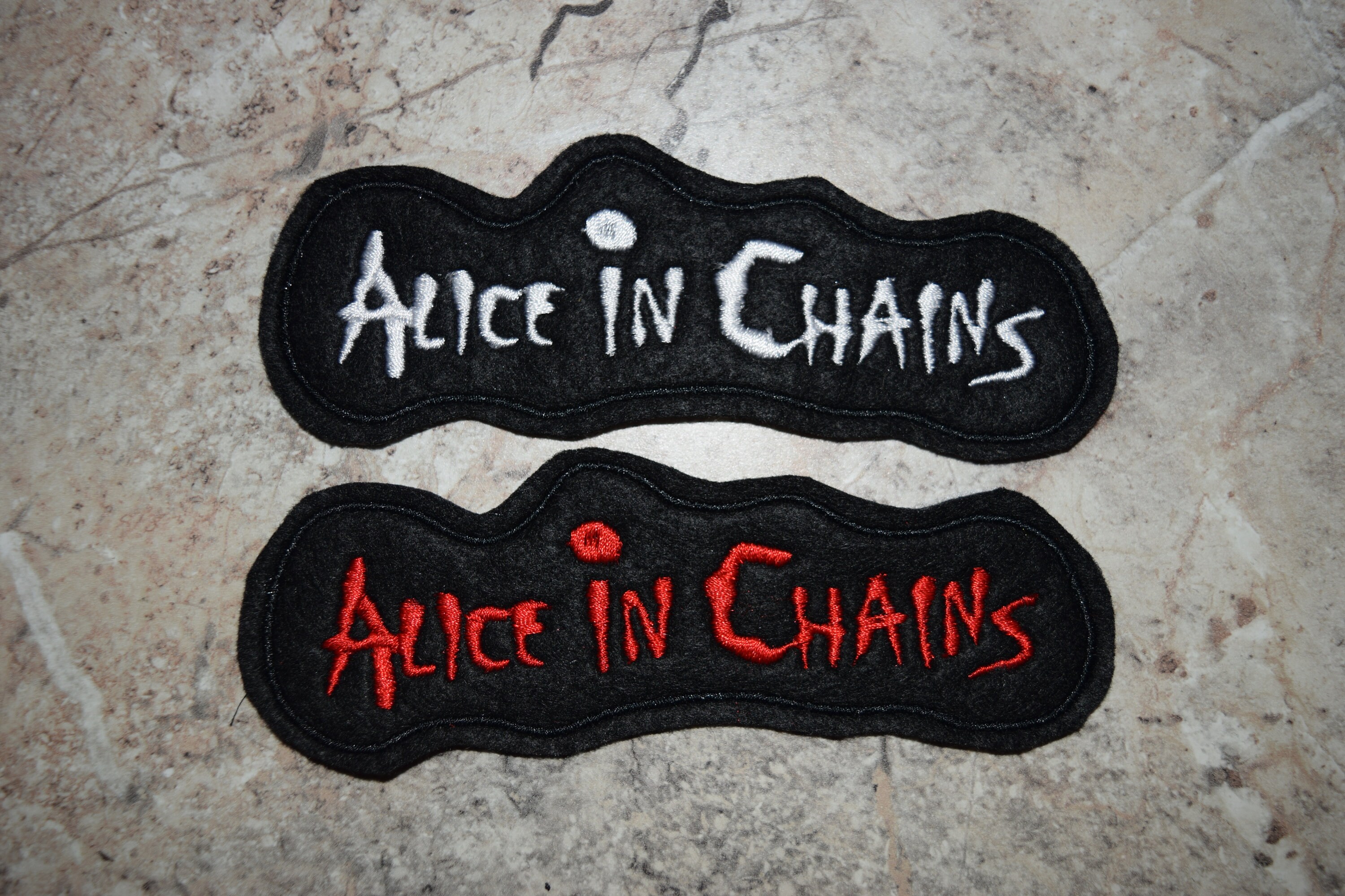 Alice in Chains patch Embroidered logo Heavy metal alternative Etsy