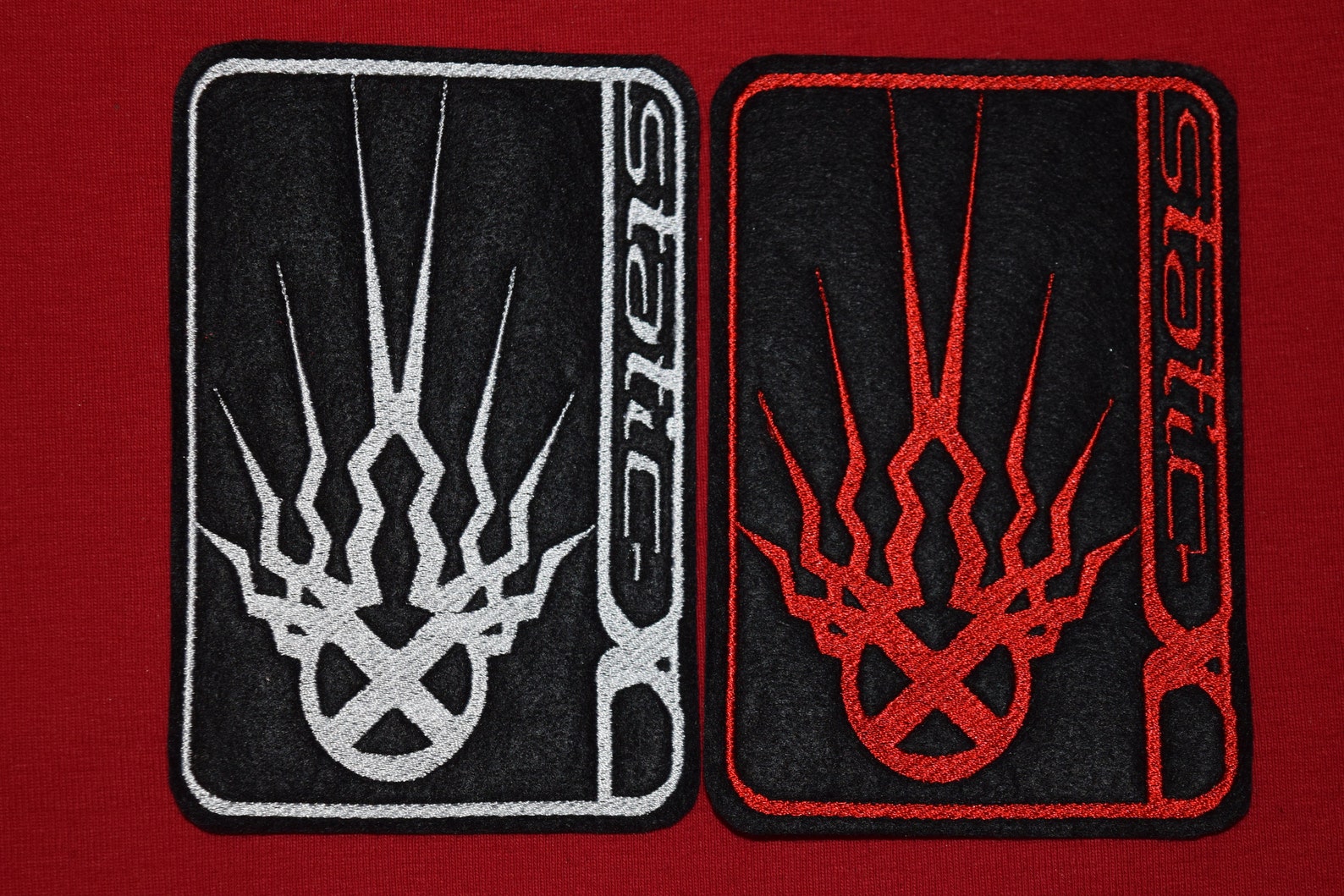 StaticX patch Band Embroidered logo Industrial metal nu metal Etsy