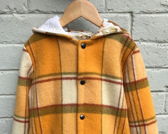 Upcycled wool jacket size 5 AU kids'