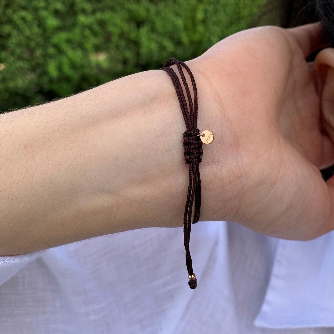 Boy Bracelet. Adjustable String Bracelet. Kids Charm Bracelet. Etsy