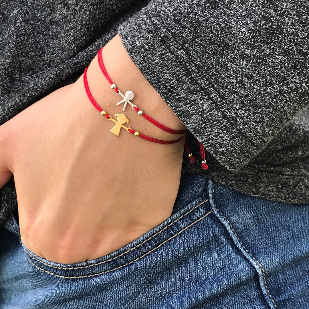 Silver Boy Bracelet. Kids Charm Bracelet. Little Boy Bracelet. Boy