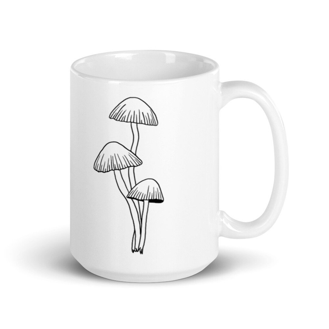 Mushroom Mug Mushroom Gift Mushroom Coffee Cup Fungus Mug Etsy