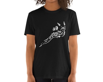 Camicia nudibranchia, camicia lumaca di mare, t-shirt Unisex a manica corta