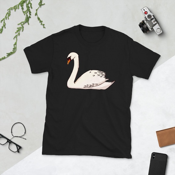 Swan Shirt, Short-sleeve Unisex T-shirt - Etsy