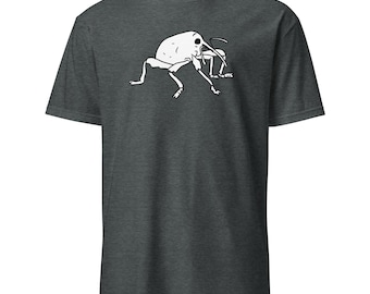 Camiseta de gorgojo, camiseta unisex de manga corta, regalo de gorgojo, insecto, bicho