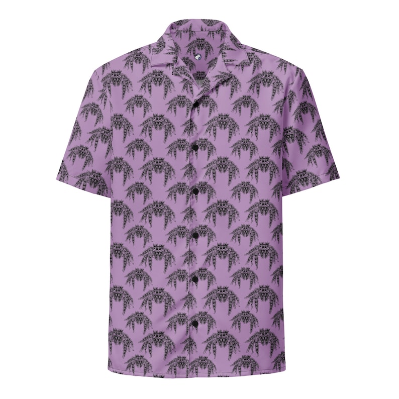 Jumping Spider Shirt, Unisex button shirt, Gift