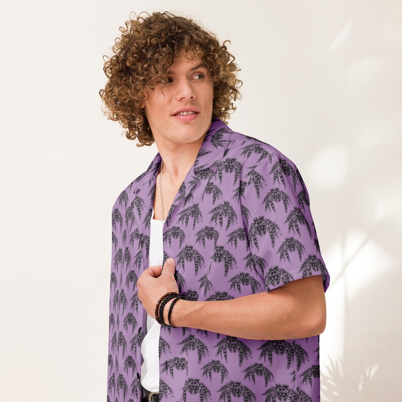 Jumping Spider Shirt, Unisex button shirt, Gift
