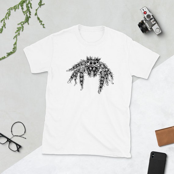 Jumping Spider Shirt, arachnid shirt, Short-Sleeve Unisex T-Shirt