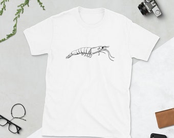 Shrimp Shirt, Short-Sleeve Unisex T-Shirt, crustacean