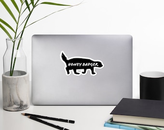 Honey Badger Sticker, Bubble-free stickers