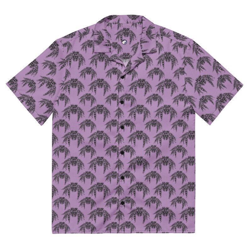 Jumping Spider Shirt, Unisex button shirt, Gift