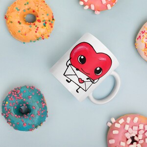Love Note Mug, Heart Coffee Cup