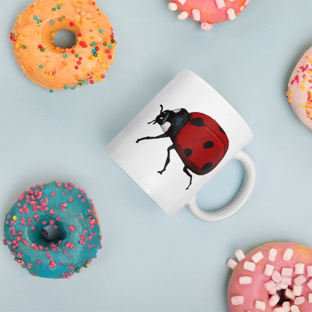 てんとう虫マグカップ、てんとう虫コーヒーカップ - Etsy 日本