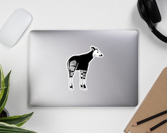 Okapi Sticker, Zookeeper Sticker, Bubble-free stickers