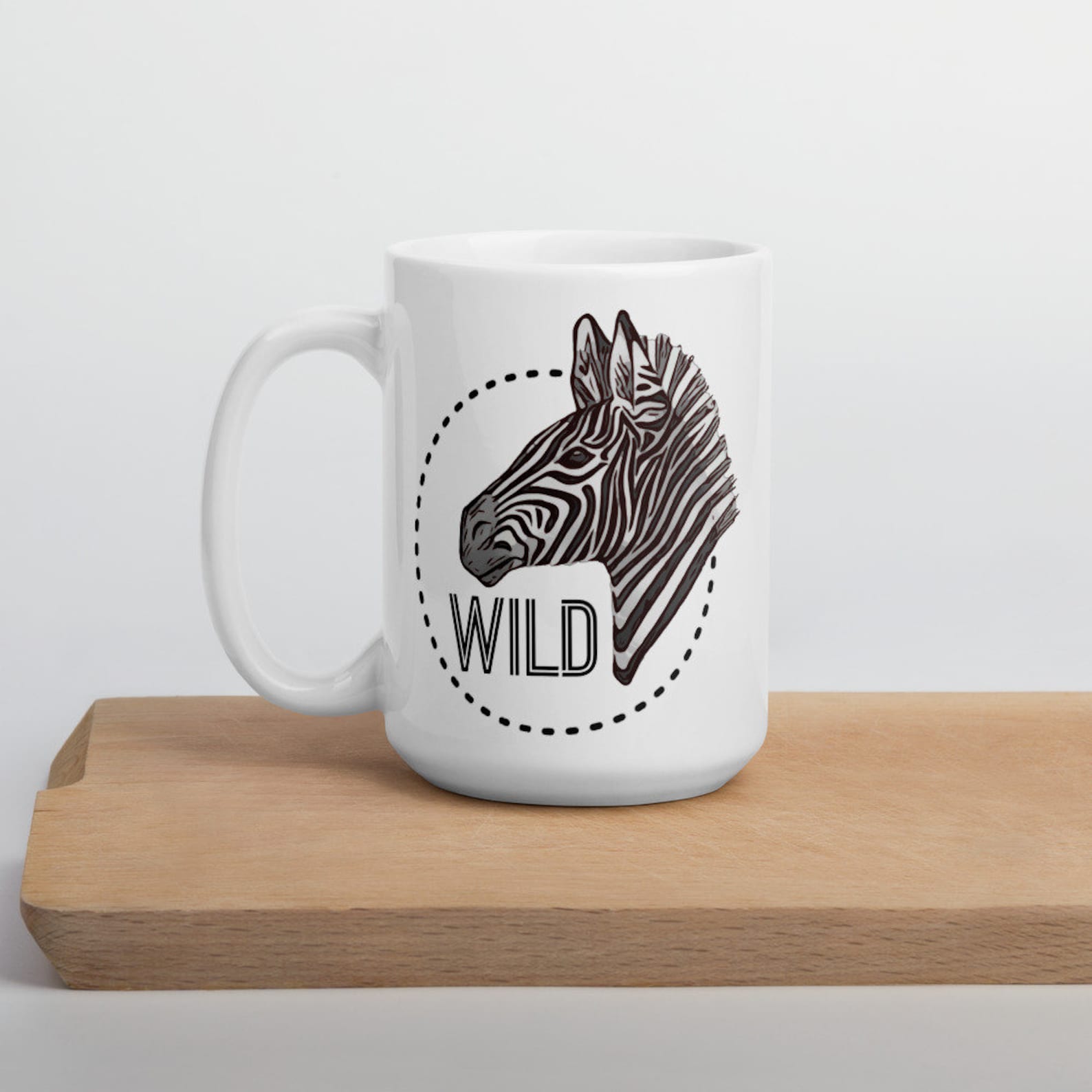 Wild Zebra Mug Zebra Coffee Cup Zookeeper Mug Etsy