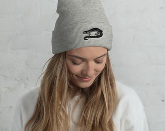 Slimy Salamander beanie, Cuffed Beanie