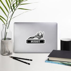 Nudist Sticker, Nudibranch Sticker, Sea Slug Sticker, Bubble-free stickers