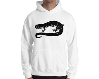 Slimy Salamander Hoodie, Unisex Hoodie