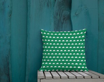 Stegosaurus pillow,  stegosaurus gift, stegosaurus decor, dinosaur pillow, dinosaur decor, Premium Pillow