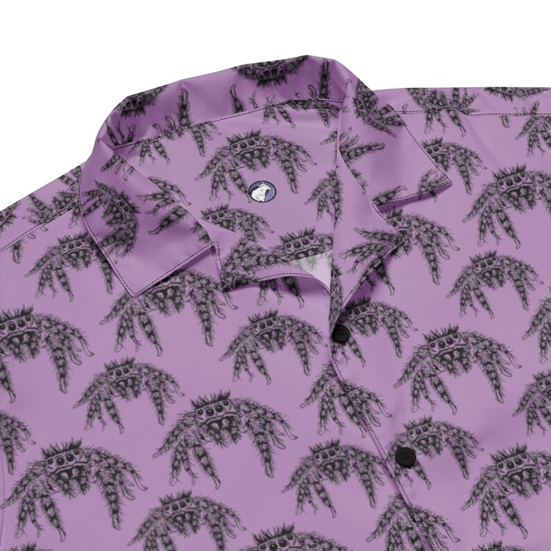 Jumping Spider Shirt, Unisex button shirt, Gift