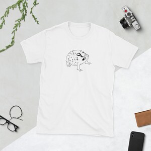 Desert Rain Frog Shirt, Short-Sleeve Unisex T-Shirt, Amphibian Shirt, Herpetologist Gift