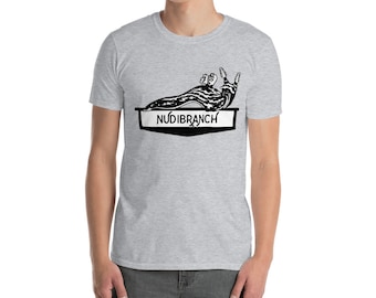 Camicia nudibranchia, camicia lumaca di mare, t-shirt Unisex a manica corta