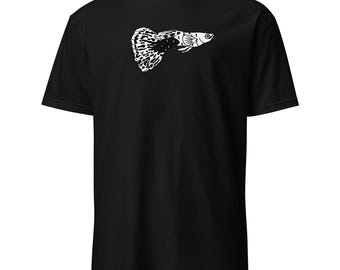 Guppy Shirt, Short-Sleeve Unisex T-Shirt, Gift, Freshwater Fish
