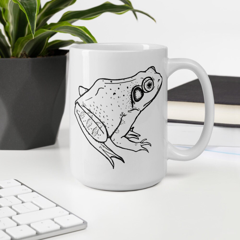 Bullfrog Mug Frog Coffee Cup Etsy UK