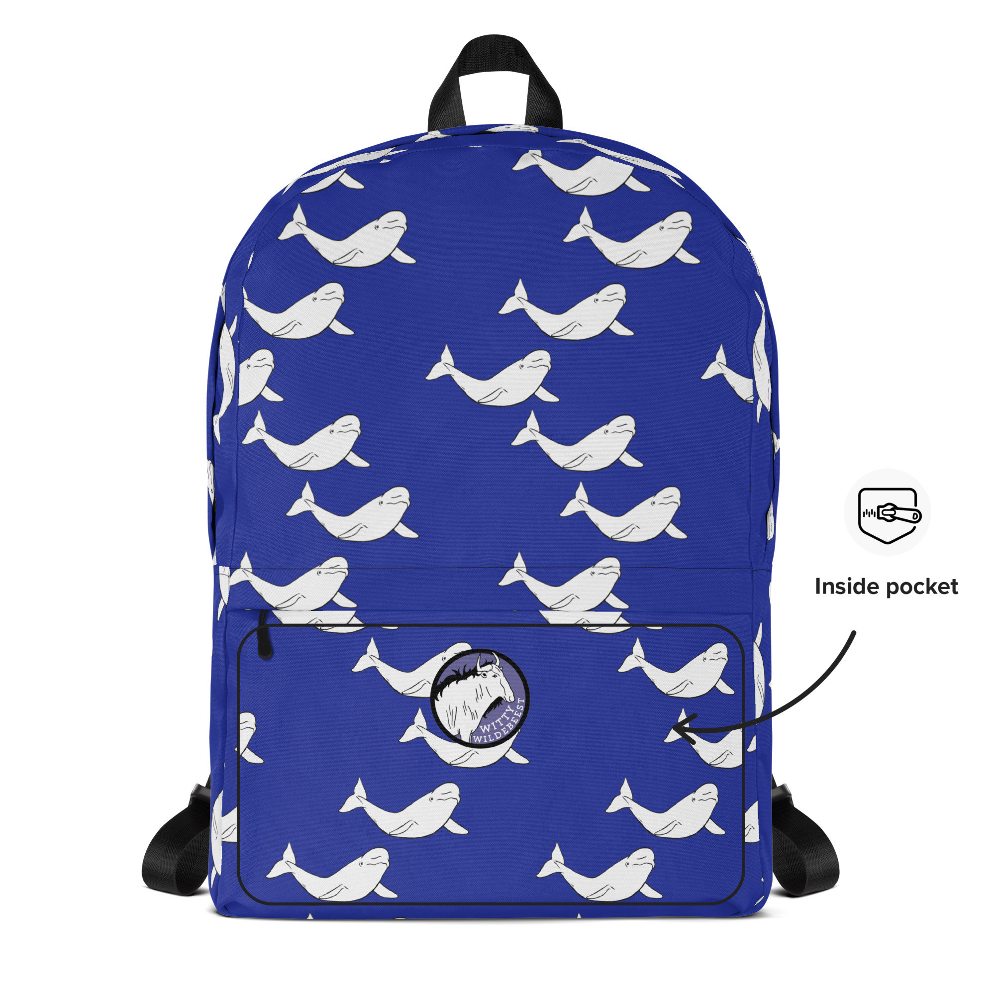 Beluga Whale Backpack, Bookbag, Cetacean, Gift - Etsy