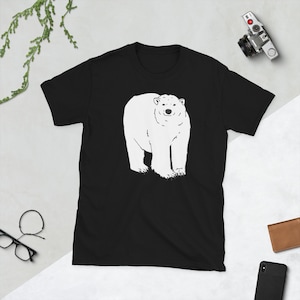 Polar Bear Shirt, Short-Sleeve Unisex T-Shirt, Gift